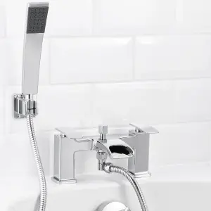 GoodHome Kellan 2 Tap Hole Shower mixer Tap