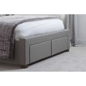 Birlea Valentino Double Bed Grey