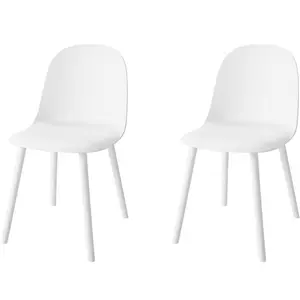 Depp Dining Chair (Set of 2) White