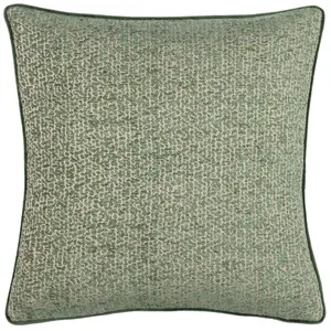 Anikha Square Throw Cushion Covers Light Green / Pillow Cover Only - No Insert