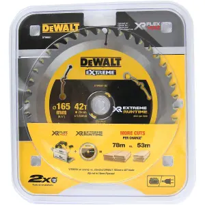 5 X Dewalt DT99561 165mm x 20mm 42T Extreme Runtime FlexVolt Plunge Saw Blades