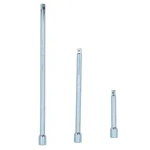 1/4" Drive Extension Bar Set 3" (75mm), 6" (150mm) & 9" (225mm) 3pc