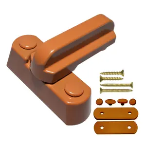 Schlosser Technik Sash Jammer Window Lock (4 Pack) - Caramel