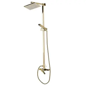 Mixer Shower Set with Rainshower TAGBO Gold