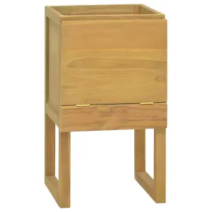 Berkfield Bathroom Cabinet 45x45x75 cm Solid Wood Teak