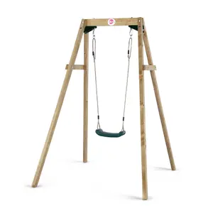 Plum Outdoor Wooden Single Swing Set