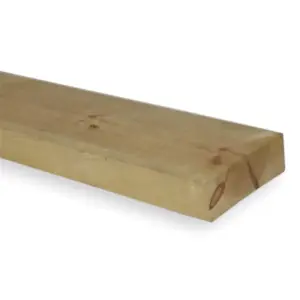 PACK OF 15 (Total 15 Units) - 47mm x 125mm (5" x 2") Sawn Timber Carcassing Wood Softwood Timber - 4.8m Length