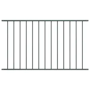 Fredonyer 99.06cm H x 170.18cm W Metal Fence Panels Anthracite