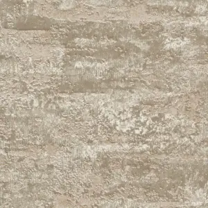 Grandeco Drew Textured Blown Mica Vinyl Wallpaper, Beige