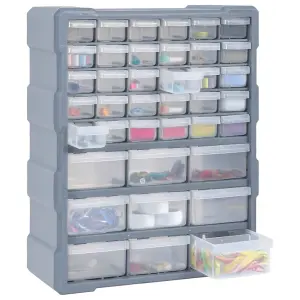 Berkfield Multi-drawer Organiser with 39 Drawers 38x16x47 cm