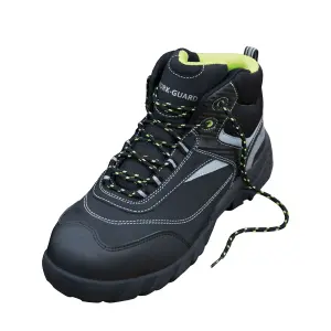 Result Workguard Mens Blackwatch Lace-Up Safety Boots Black/Silver (6 UK)