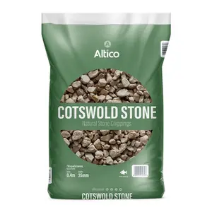 Cotswold Cream Limestone Chippings 14-26mm Stone Gravel Garden Patio Aggregates