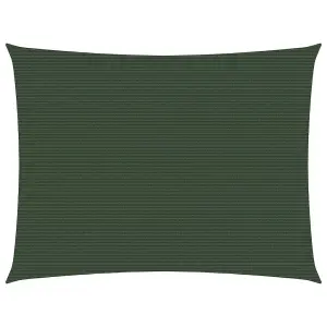 Berkfield Sunshade Sail 160 g/m2 Dark Green 2.5x3 m HDPE