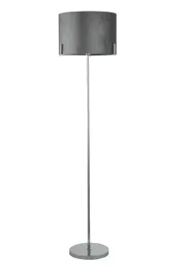 Lighting Collection Neist Grey Floor Lamp