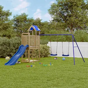 Berkfield Outdoor Playset Impregnated Wood Pine