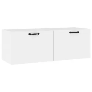 Berkfield Wall Cabinet White 100x36.5x35 cm Engineered Wood