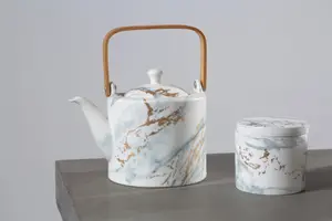 Maison by Premier Marble Luxe Teapot