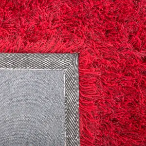 Shaggy Area Rug 200 x 300 cm Red CIDE