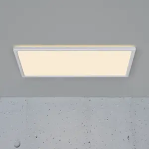 Nordlux Harlow 60x30 Step Indoor Living Dining Kitchen Bedroom Ceiling Light In White (Height) 2.3cm