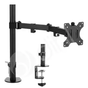 Dihl Single Computer Monitor Arm Mount Desk Clamp 13" - 27" inch