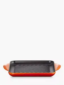 Le Creuset Essentials Cast Iron 24cm Skinny Square Grill