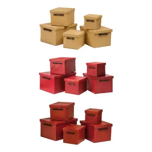 Pandanus Natural Bamboo Storage Boxes