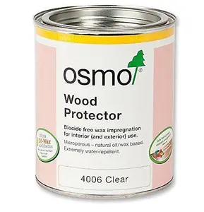 Osmo Wood Protector Interior and Exterior Protection - Clear - 2.5 Litre