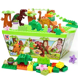 40PCS Dinosaur Assembling Building Blocks Self-Locking Bricks