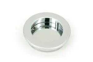 From The Anvil Polished Chrome 60mm Plain Round Pull