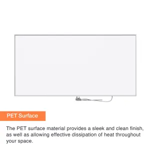 SUNHEAT Mirrorstone 0.7KW- Wall mounted Far Infrared Panel Heater - Energy Efficient