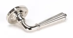 From The Anvil Polished Nickel Hinton Lever on Rose Set - Unsprung