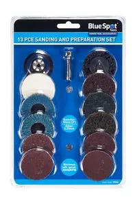 Blue Spot Tools - 12 PCE Sanding And Preparation Set