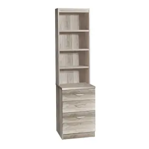 Cormac 48cm Wide 3 -Drawer File Cabinet Grey Nebraska