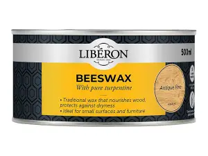 Liberon 126896 Beeswax Paste Antique Pine 500ml LIBBPAP500N