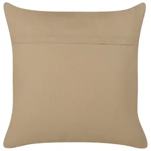 Throw Cushion COLLOMIA Boucle 45 x 45 cm Geometric Beige