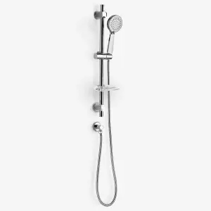 Bathroom Concealed Thermostatic Shower Mixer & Slider Rail 3 Mode Handset Shower