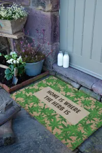 Home Is Where The Herb Is Doormat (90 x 60cm)