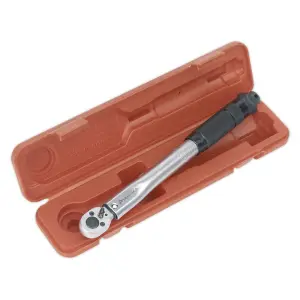 Sealey Torque Wrench Micrometer Style 3/8"Sq Drive 2-24Nm(1.47-17.70lb.ft) - Calibrated STW1012