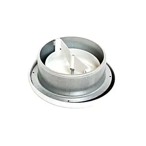 125 mm / 5 in Metal Ceiling Adjustable Diffuser Air Supply Exhaust Valve Ventilation Cover