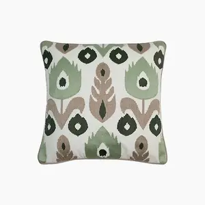 Kaylin Fresh Cushion - Cotton - L50 x W50 x H1 cm - Green