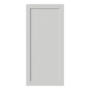 Tydeman Matt grey Shaker 70:30 Larder/fridge freezer Cabinet door (W)600mm (H)1287mm (T)20mm