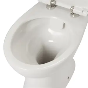 GoodHome Winam White Close-coupled Toilet set with Soft close seat & Close coupled cistern