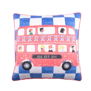 On The Move Velvet Filled Cushion