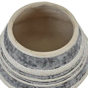 Elevated Plant Pot ATHAEA Ceramic Beige