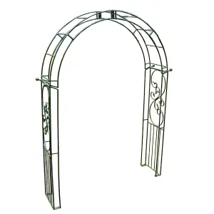 Imperial Traditional Arch (Including Ground Spikes) Bare Metal/Ready to Rust - Steel - L43.2 x W170.1 x H256.4 cm