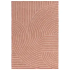 Hague Blush Thick Woolen Rug Hand Tufted Rug 160x230cm for the