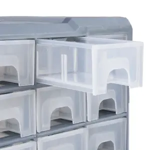 Berkfield Multi-drawer Organiser with 40 Drawers 52x16x37.5 cm