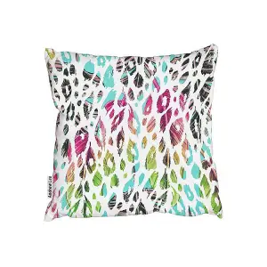 Beautiful floral jungle exotic animal print (Outdoor Cushion) / 45cm x 45cm