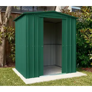 6 x 4 Apex Metal Garden Shed - Heritage Green (6ft x 4ft / 6' x 4' / 1.8m x 1.2m)