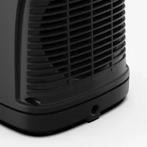 Pro Breeze 1800W Mini Ceramic Fan Heater - Black